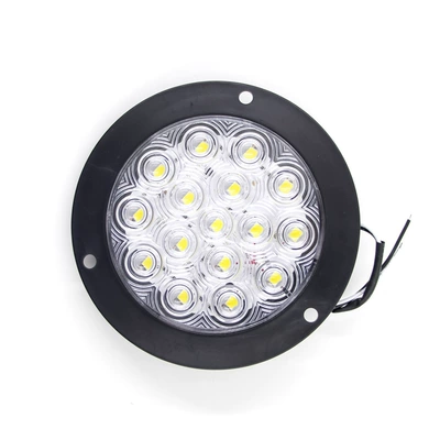 Tail light Voltage 14cm Round Led Truck - white10-30v