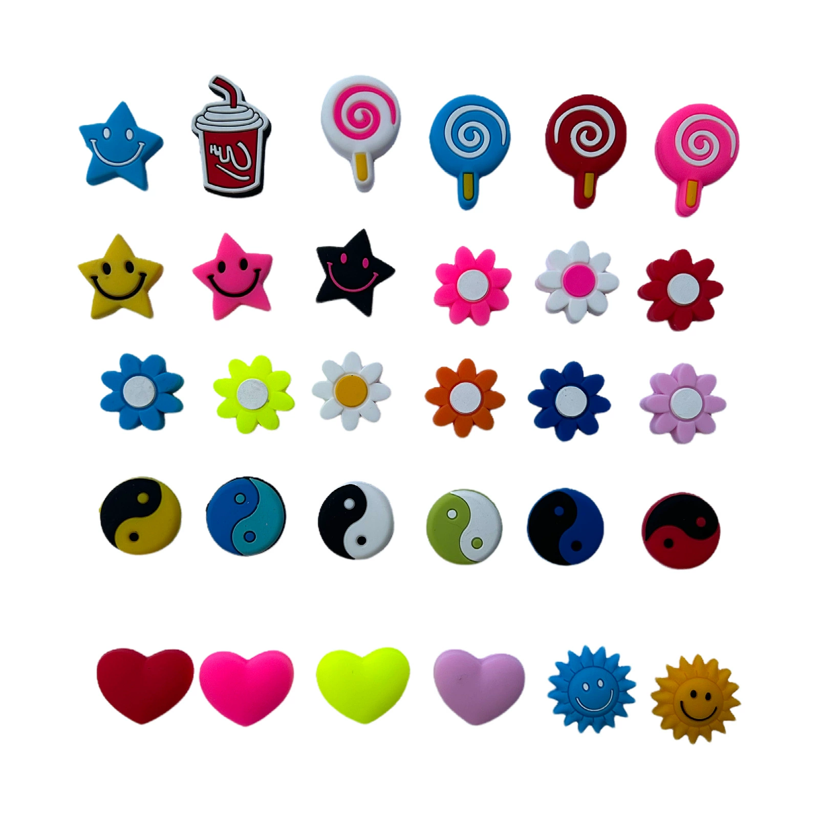 Трансграничная новая теннисная ракетка амортизатор теннисная ракетка Внешний амортизатор удобный силиконовый буфер пятиконечная звезда леденец