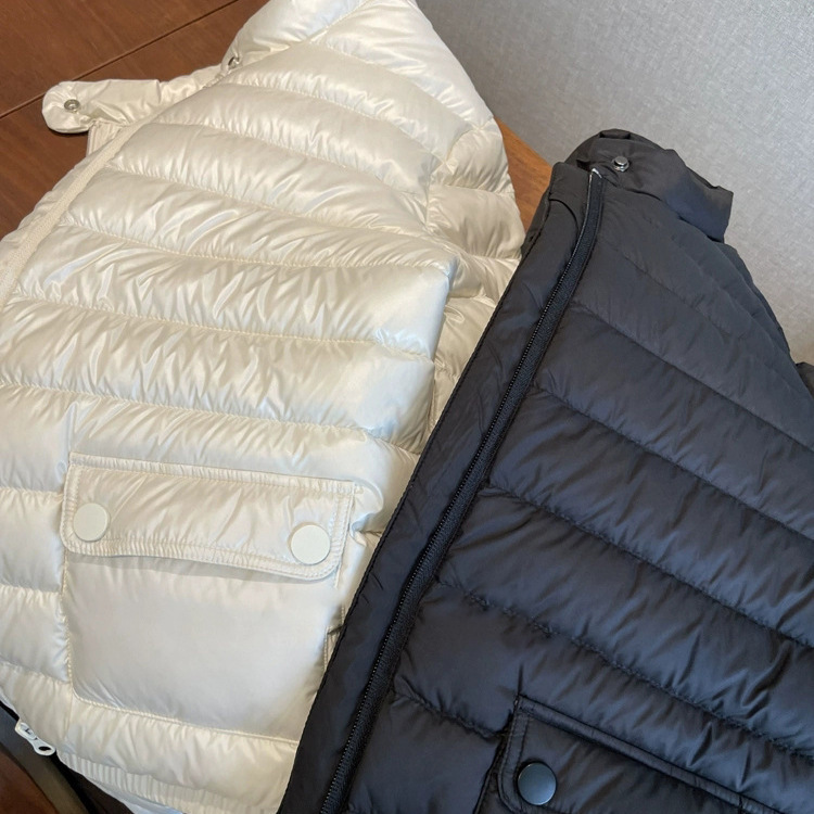 M* Home Channel Model ~ Traceable and Safe Samsung White Duck Down! !Lightweight Warm Stand Collar Rib down Jacket