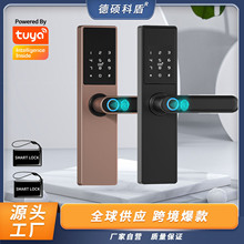 wifi涂鸦app指纹旅行安全门锁智能无钥匙usb门锁电子家用