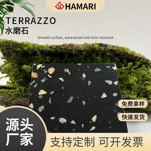 Factory direct supply inorganic terrazzo prefabricated artificial quartz stone table panel floor tile non-slip school shopping mall floor