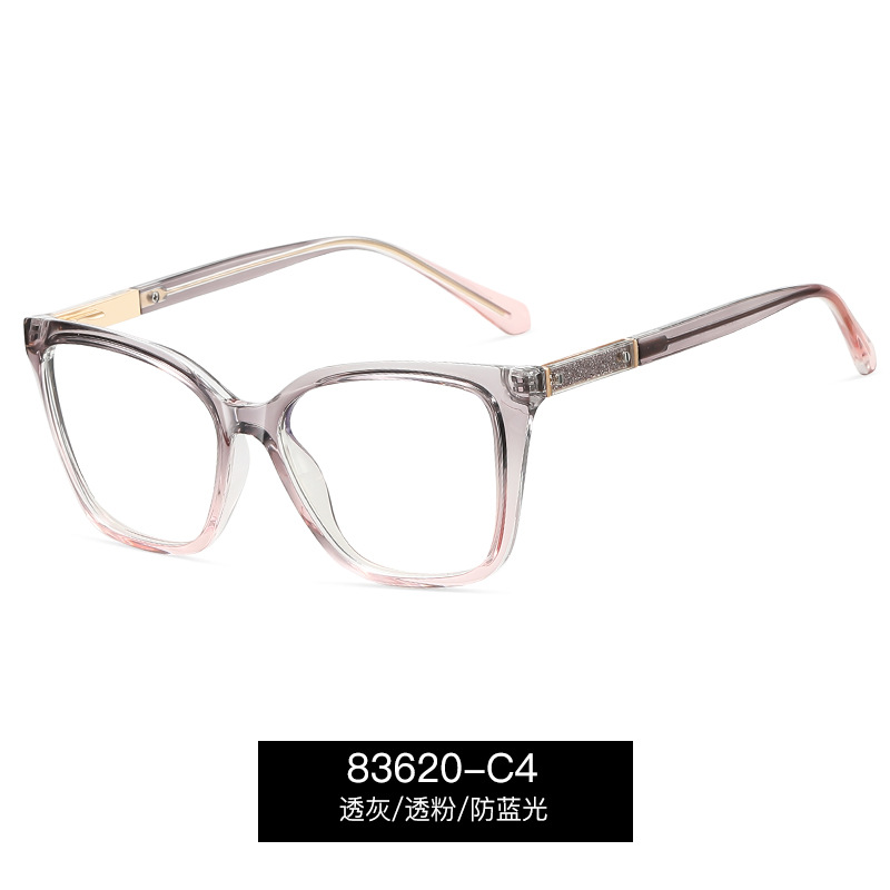 83620 fábrica nuevas gafas anti-azul ultraligeras TR90 espejo de maquillaje de estilo europeo y americano, las mujeres pueden equiparse con gafas de miopía