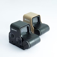 558折叠全息红点侧面瞄准器装饰镜弹弓玩具通用导轨20-22MM配件