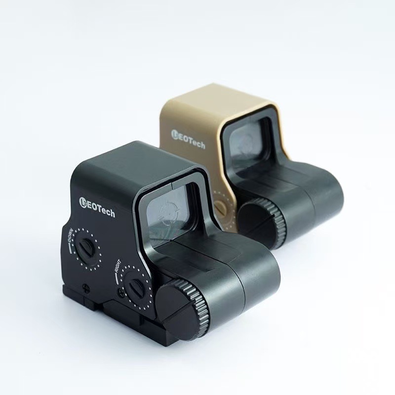 558折叠全息红点侧面瞄准器装饰镜弹弓玩具通用导轨20-22MM配件