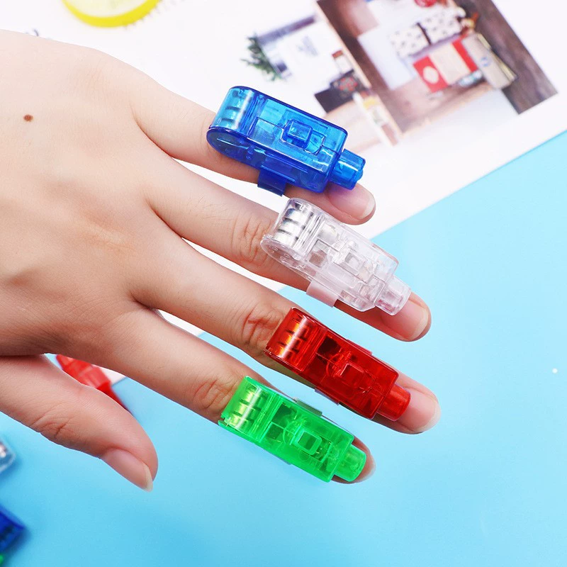 [LED发光手指灯玩具 夜店演唱会助威炫彩激光闪光地摊货源特价批发]
