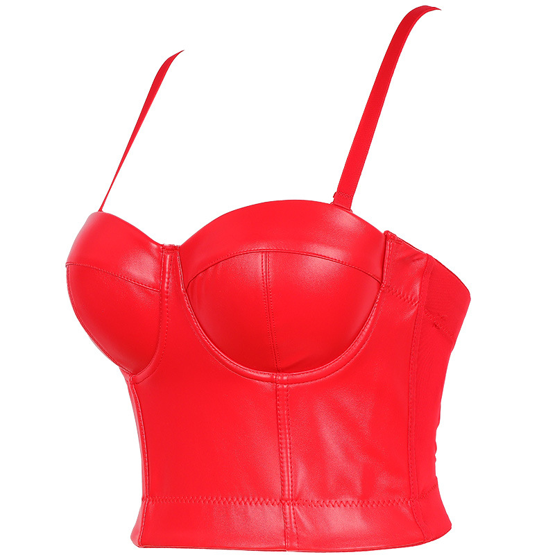 European And American Style Sexy Leather Tube Top Ebay Hot Selling Sexy Camisole Bar Disco Wrap Chest Layered Vest Female