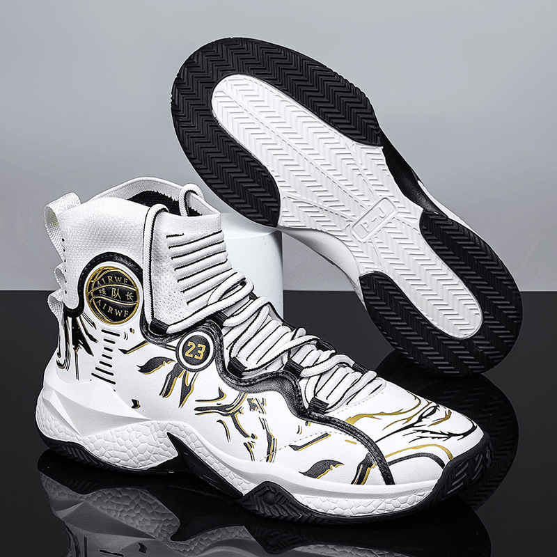Zapatos de baloncesto casuales de primavera de alto impacto transfronterizo de alto impacto zapatos deportivos de hombre zapatos de corredor de palomitas de maíz