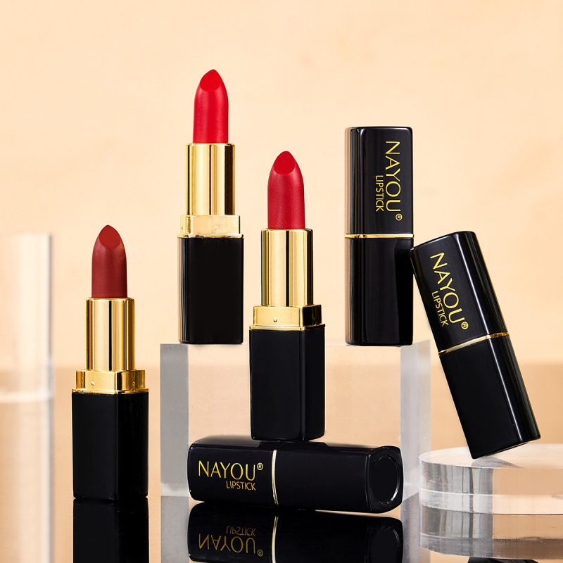 Dropshipping Nayou Light Lipstick, Moisturizing, Easy to Color, Not Easy to Stain Lipstick, the Same Style as the Live Broadcast Room