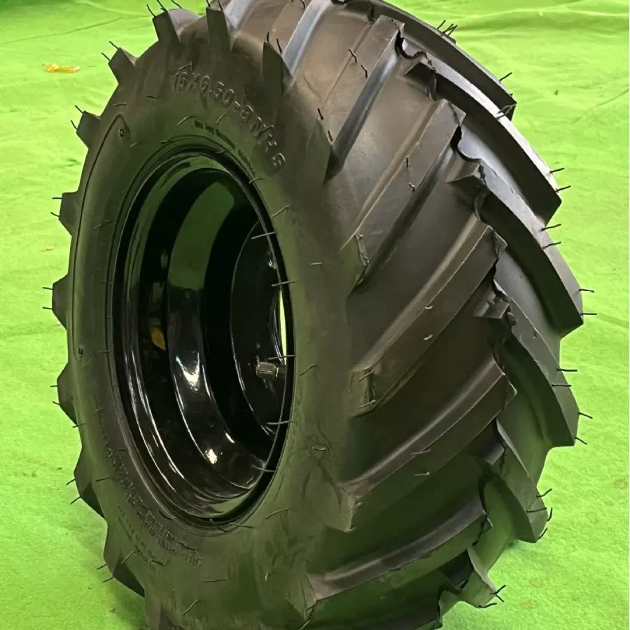 工厂供应16x6.50-8农用轮胎高承重充气轮耐磨工业级机械轮胎批发