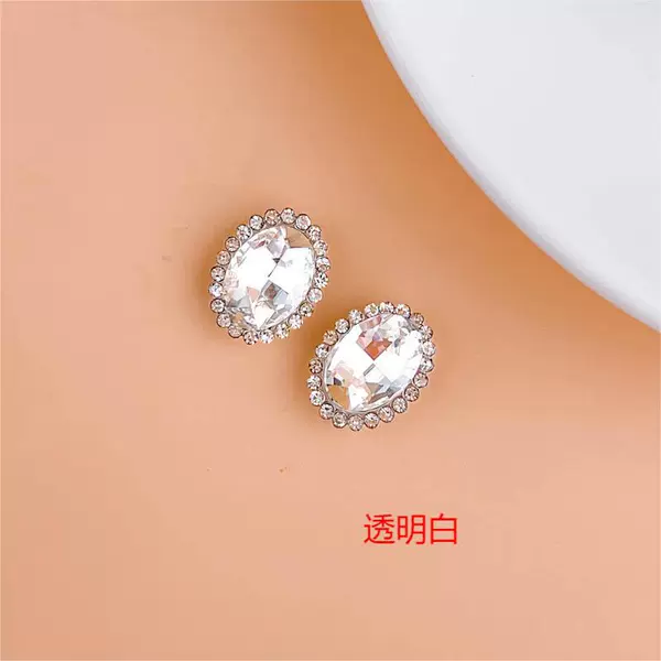 Oval white (1 pack of 100 pieces)