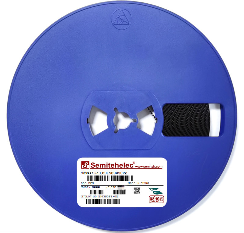 L09ESD3V3CP2 esd静电保护二极管 SOD-923 SEMITEH  全新原装正品