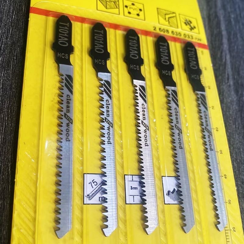 免漆板专用不崩边曲线锯条双面细齿防爆边木工机用T101AO电动锯片