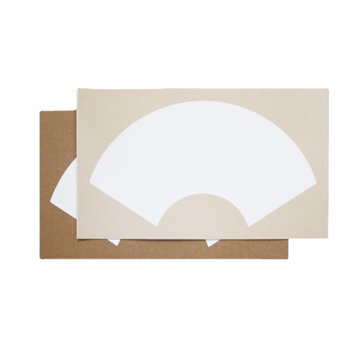 Chinese painting cardboard fan rice paper soft card blank paper meticulous painting calligraphy special paper lens children's watercolor painting paper