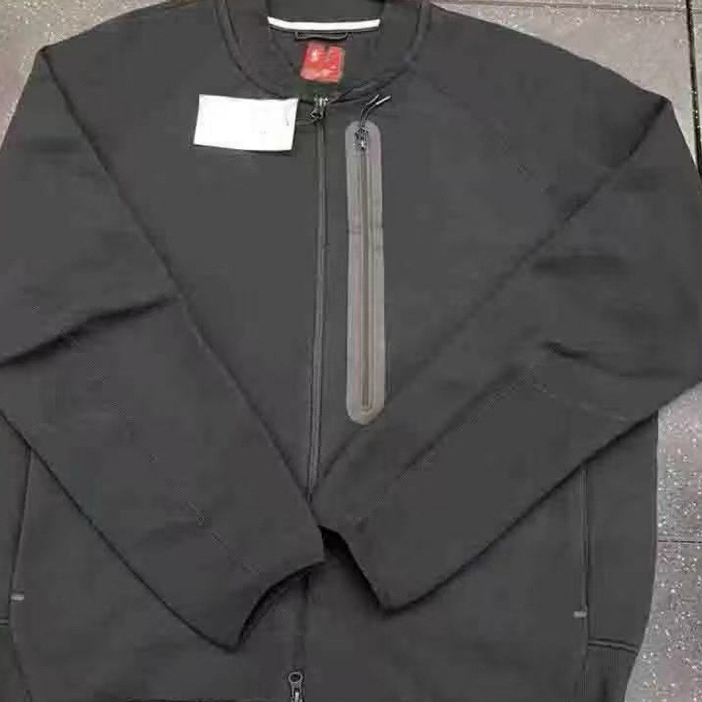 Cross-border heavyweight knitted baseball jacket, casual loose fit, 320g windproof jacket, sports training running top