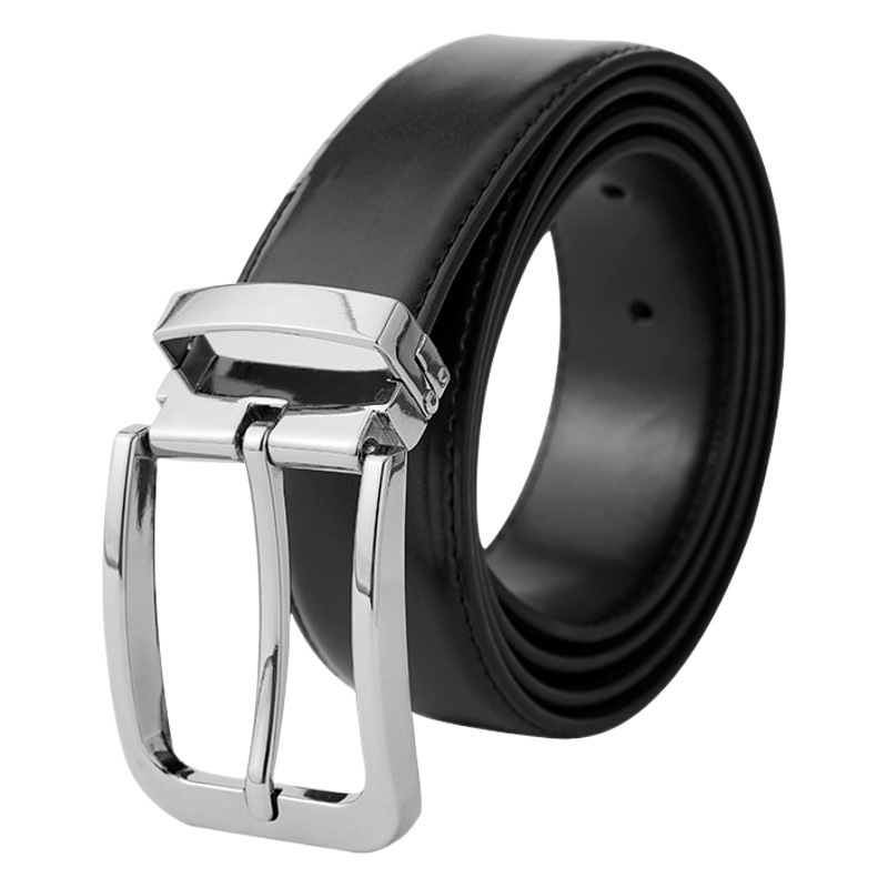 Hebilla de aleación de negocios cinturón de cuero traje de cinturón formal de alta gama para hombres pantalones de hombre con comercio electrónico transfronterizo exclusivo