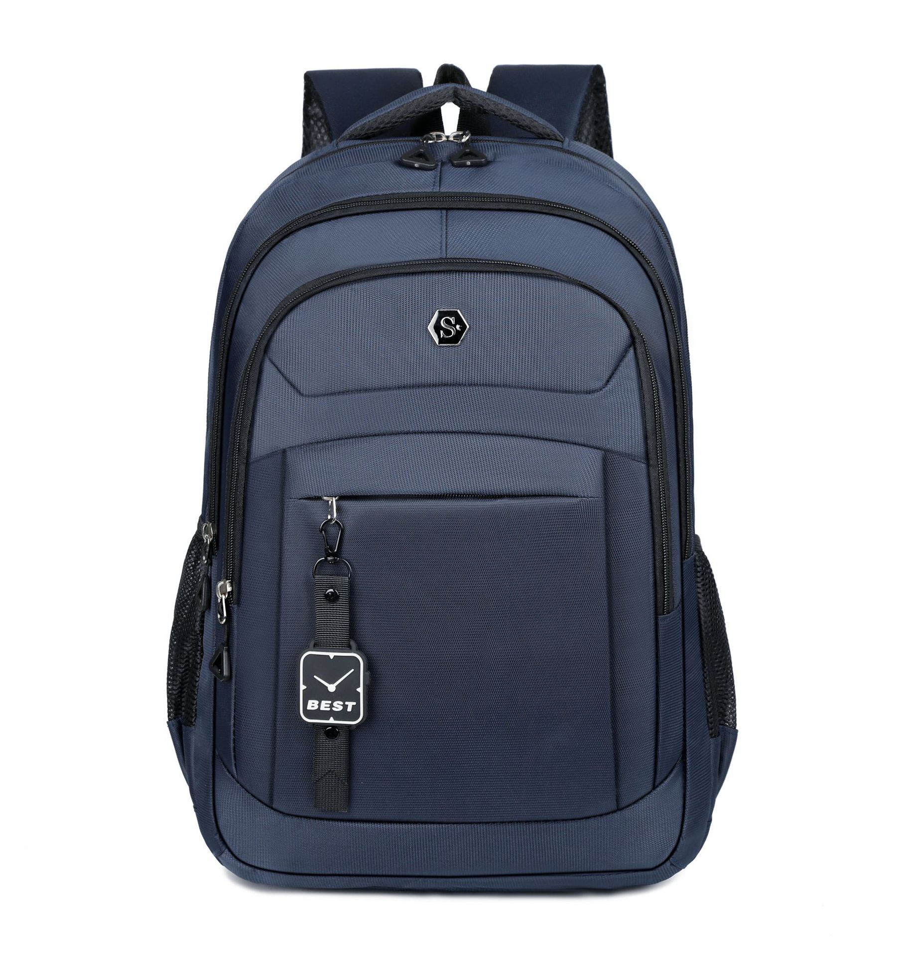 Mochila de gran capacidad Bolso multicompartimento para hombre Mochila deportiva Bolso de computadora para estudiantes universitarios Bolso de viaje con barra de tracción colgante