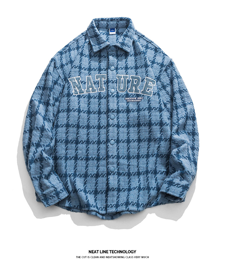 Academy style sub letter embroidered jacket jacket trendy top_voghion.com