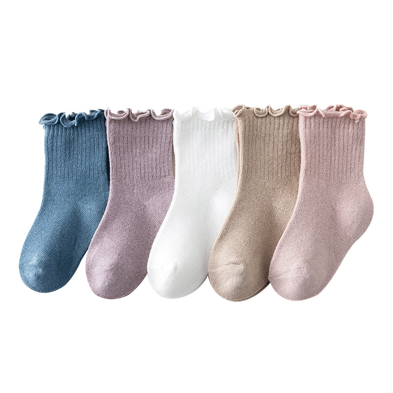 Демисезонные тонкие осенние детские гольфы до колена для новорожденных, 2022, средняя длина