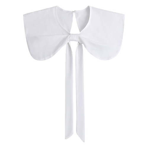 Japanese cute bow fake collar doll collar sweet big collar autumn and winter bow tie shawl tie knot outer style