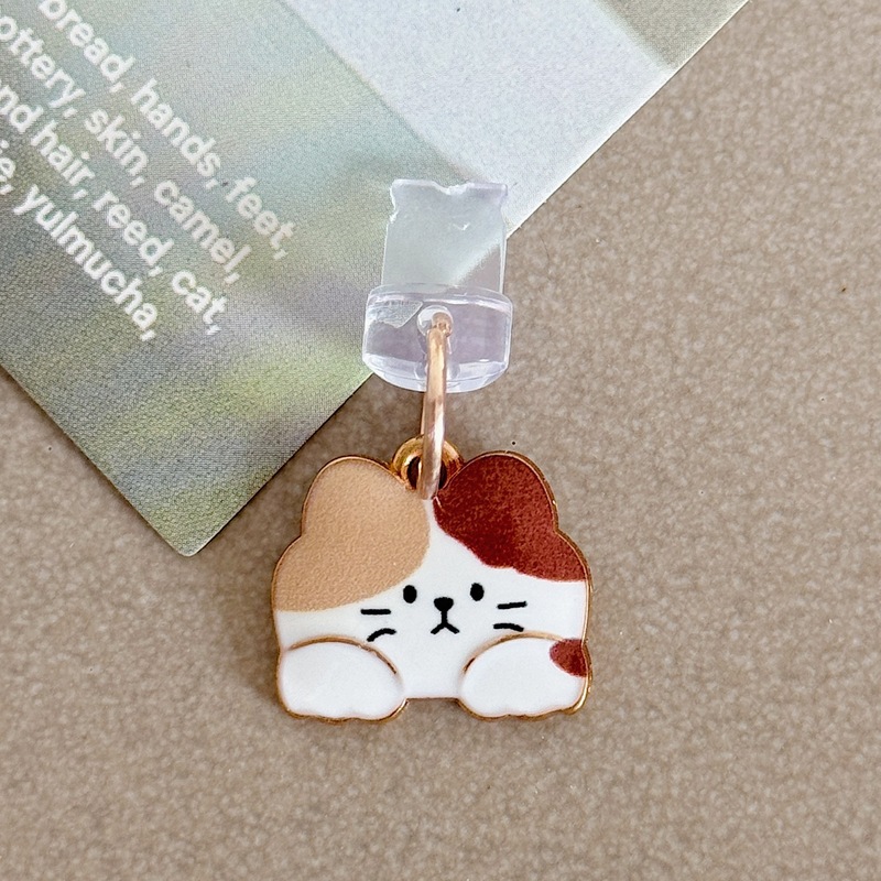 新しいかわいい猫の携帯電話防塵プラグペンダントジュエリー Apple Huawei Android 充電ポートに適しています|undefined