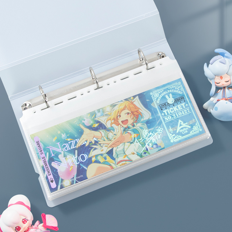 Laser Ticket Stub Loose-Leaf Storage Album 5inch Album Photo Card Peripheral Idol Dream Festival Polaroid Photo Album Laser Ticket Stub Loose-Leaf Storage Album 5inch Album Photo Card Peripheral Idol Dream Festival Polaroid Photo Album