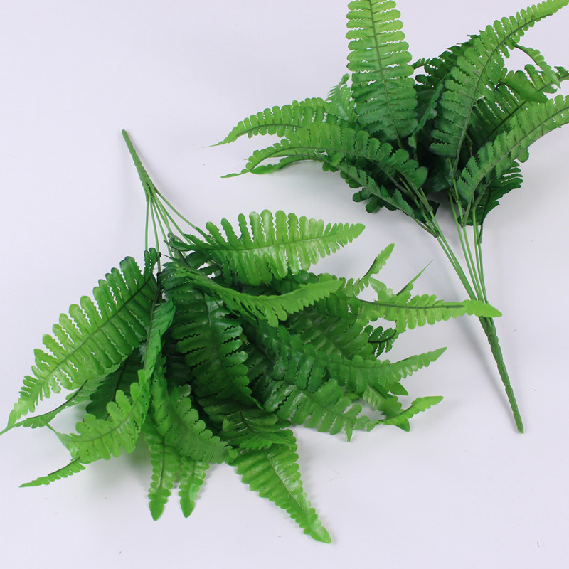Silk cloth Persian Leaf Wholesale simulation plant wall decoration material garden restaurant greening landscape Fern aquatic plants bundle