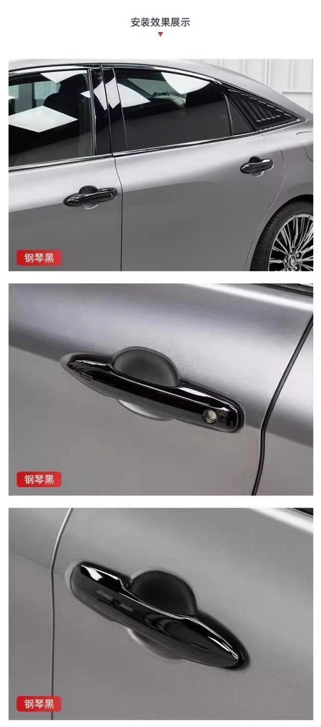 Special for Toyota 9-generation Camry Special Door Bowl Outer Handle Cover Door Handle Protective Sticker Handle Blackening Supplies