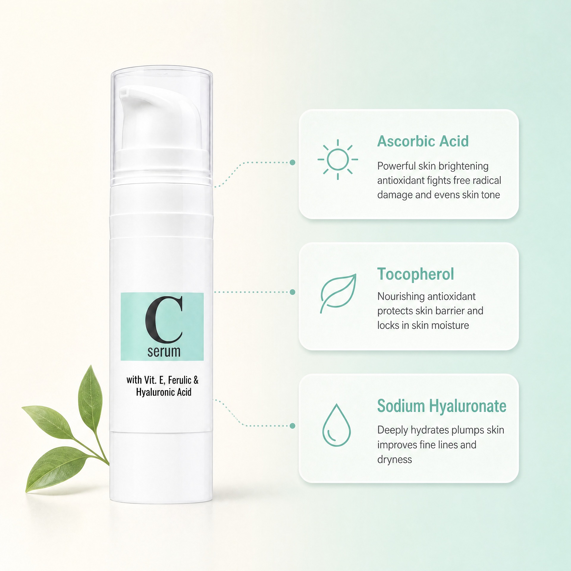 Cross-border TK in-stock Amz new trend Vitamin C Hydrating Essence Daily Skincare Lightweight and fast-absorbing