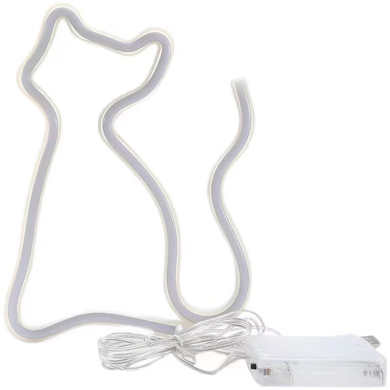 Светодиодные ночные прожекторы Love modeling lights, неоновые огни, освещение всего дома, кактусы, облака, луна, молния, неоновые огни