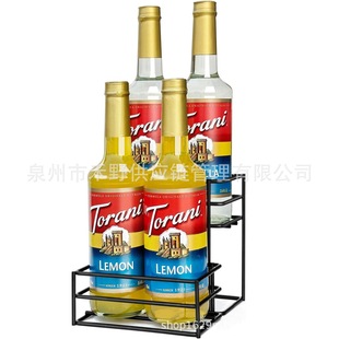 Desktop Wine Rack Coffee Bar Bottle Storage Rack Coffee Syrup Rack Spice Rack Display Rack Red Wine Rack Wine Wine Rack