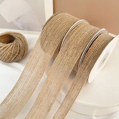 復古原色麻繩絲帶黃麻織帶花藝裝飾DIY工藝材料麻繩禮品鮮花包裝