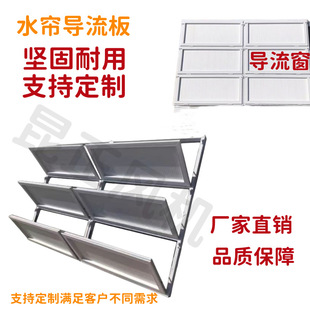 Water Curtain Deflector, Wet Curtain Wall Windshield, Farm Deflector Window, Aluminum Alloy Frame Board, Chicken Coop Insulation Window