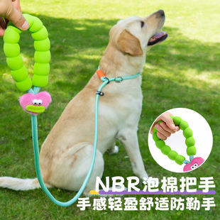 New Cartoon Candy Color Animal Nylon P Rope Dog Leash Cute Big Mouth P Chain Small and Medium-Sized Dog Leash