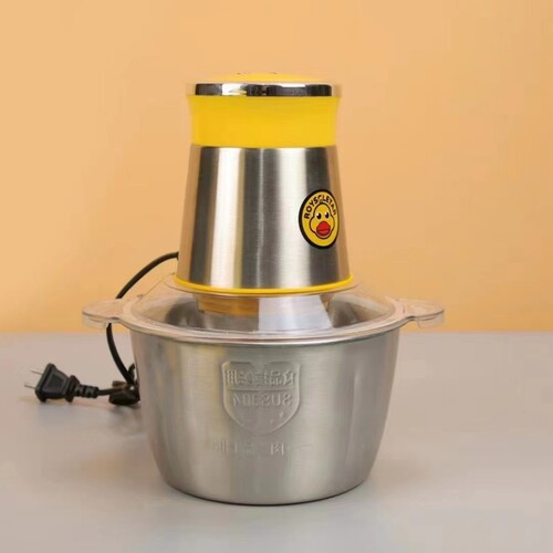 Cute little yellow duck smart electric meat grinder cooking machine household multi-blade food-grade stainless steel meat grinder