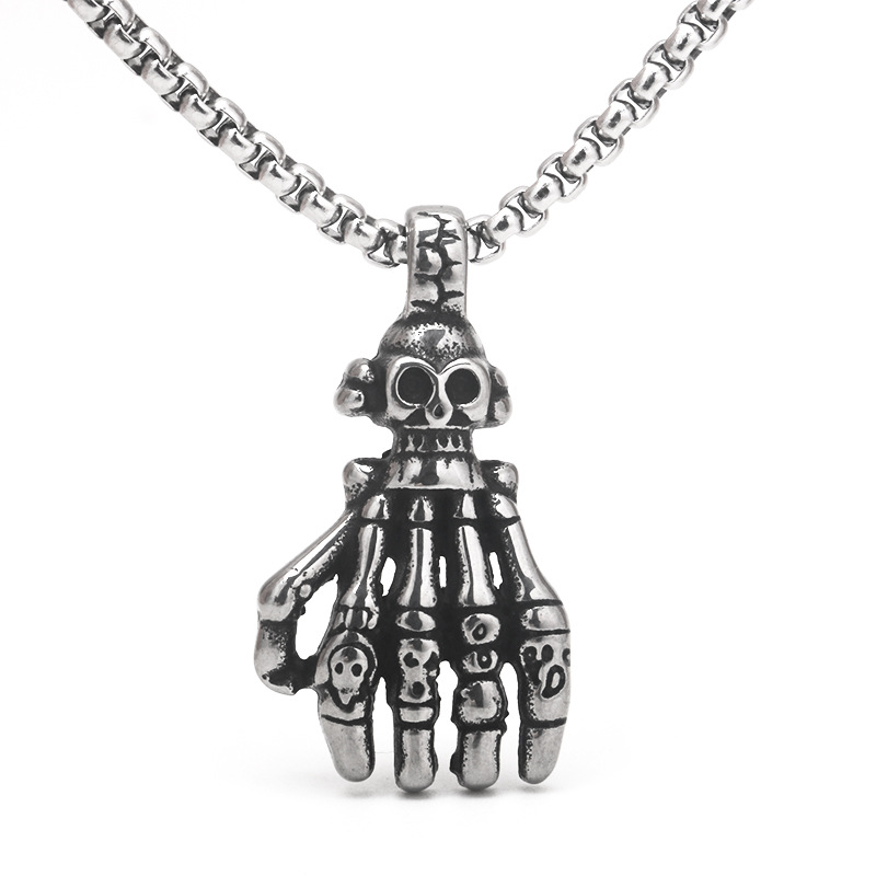 Retro pendant stainless steel hip-hop style