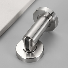 304 stainless steel door suction anti-collision door stopper thickened strong magnetic engineering door suction chamber black high-end wall suction door suction device