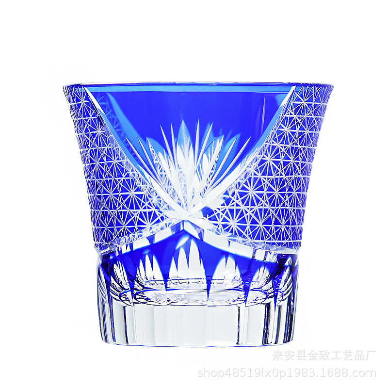 Copa de cristal Edo de estilo japonés, copa de whisky, copa de vino hecha a mano de alta calidad, copa de bar, copa de cerveza, regalo