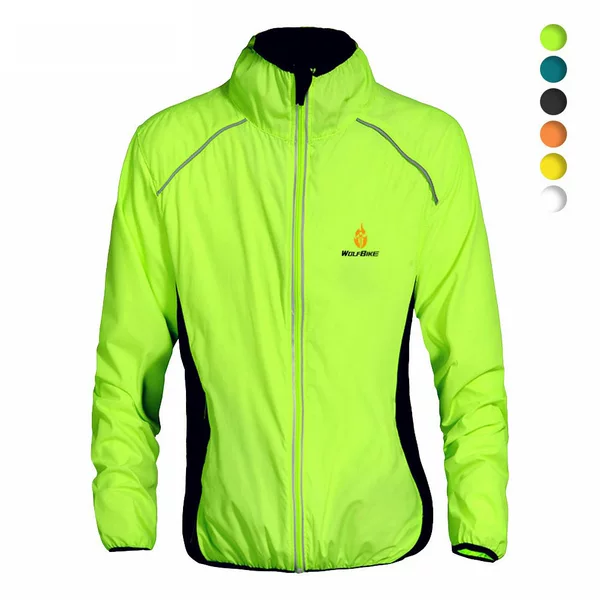 Wosawe Road Bicycle Cycling Windbreaker Outdoor Sports and Leisure Windproof Top Waterproof Jacket for Men and Women