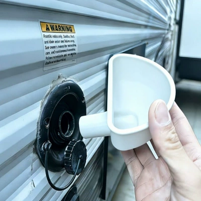 Cross-border bestseller 3D printed RV Kempinq və səyahət - white