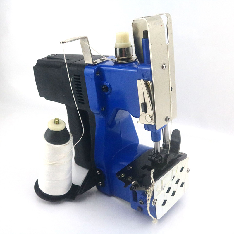 Máquina de coser bolsas eléctrica portátil, máquina selladora, máquina selladora de bolsas tejidas, máquina de embalaje eléctrica de alta velocidad, venta al por mayor en stock