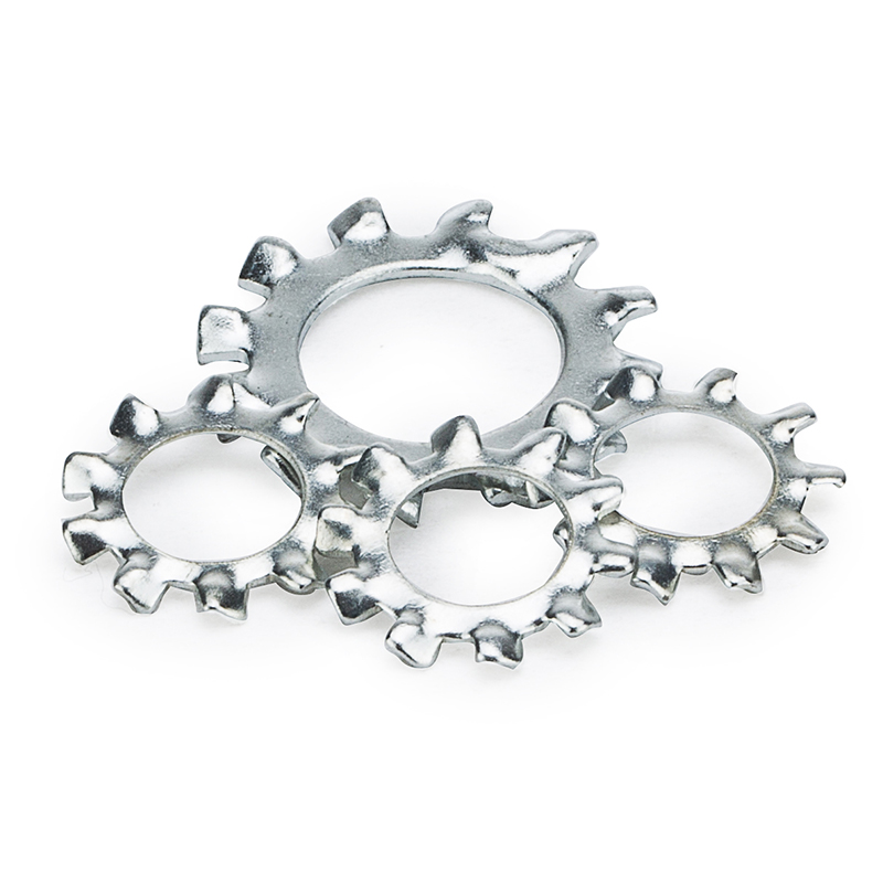 ql@3H铁外齿锁紧垫圈垫片内齿止退垫片止动垫圈防松金属垫片 6折