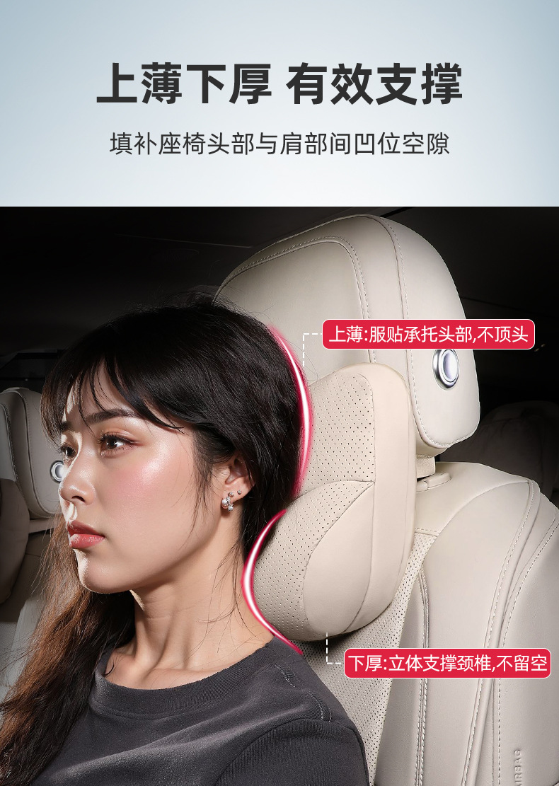 Applicable to Weilai ET5T Headrest Waist suit Car Special Neck Pillow Original Car Same Color Neck Pillow Advanced Sense Wholesale