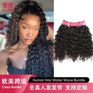 Cross-Border African Real Hair Wigs, Full Hair Weft, Top Hair Extensions, Popular Braided Hair, Natural Curls
