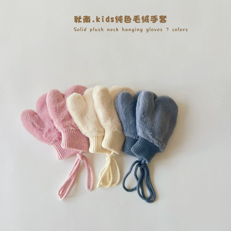Детские перчатки fleece из сентября Южного края, корейский стиль, оптом