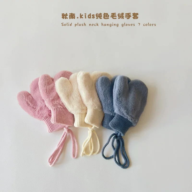Детские перчатки fleece из сентября Южного края, корейский стиль, оптом