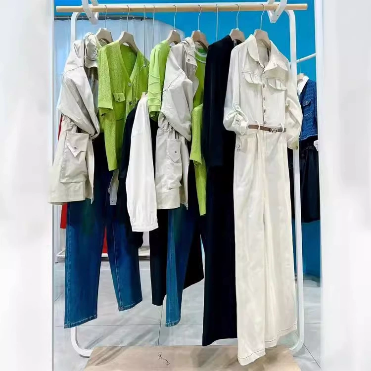 简约风情 2024 Autumn Clothing Hangzhou Brand Discount Women's Clothing Source Manufacturer Live Broadcast Physical Store Women's Clothing