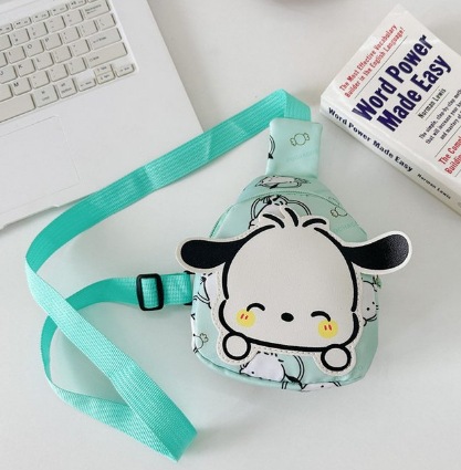 Bolsos para niños nuevo bolso de pecho lindo de dibujos animados japoneses ultraligero portátil niño niña al aire libre ocio bandolera