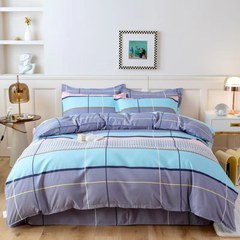 New Season Four-Season Oversized Flower Flocked Quilt Set Autumn/Winter Thick 4-Piece Set Opening Activity Gift Set Wholesale