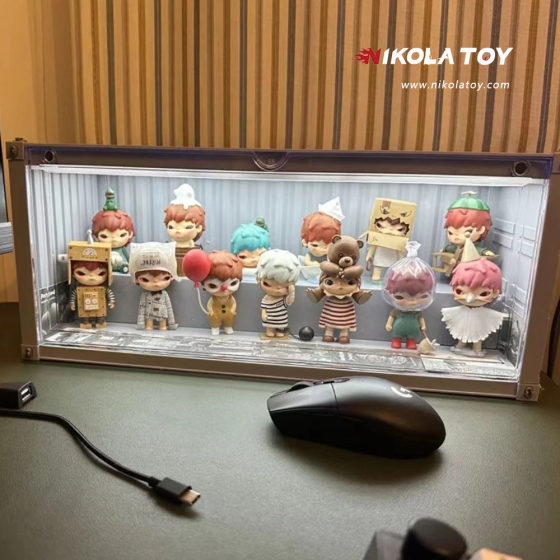 NIKOLATOY classic large size Maersk magnetic container model with light can be multi-box series