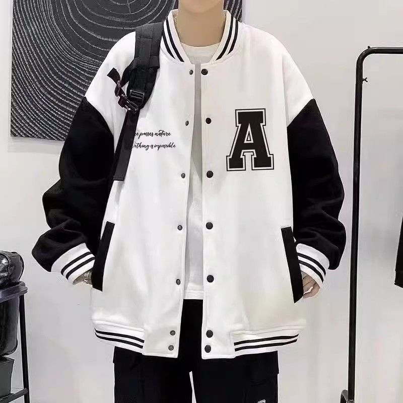 Men's Cool and Stylish Jacket Autumn Flight Jacket Men's Clothing Trendy Casual American Baseball Jacket